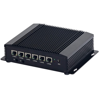 HUNSN Firewall Micro Appliance, Pfsense, Mikrotik, OPNsense, VPN, Router PC, I3 8140U, RM02, 6 x Intel 2.5GbE I226-V LAN, AES-NI, HDMI, SIM Slot, DDR4 16G RAM, 256G SSD