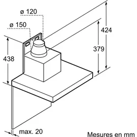 Bosch DWB97CM50 Wandhaube 90 cm