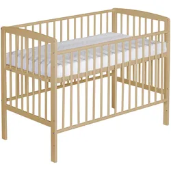 Schardt Beistellbett Micky Plus 60x120 cm für Boxspringbetten, natur