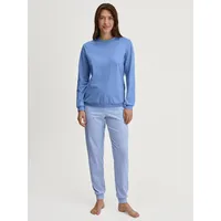 CALIDA Lovely Nights Schlafanzug blau 40/42