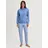 CALIDA Lovely Nights Schlafanzug blau 40/42