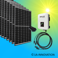 Solaranlage 4000Watt Komplettpaket 4 KW Solar Hausnetzeinspeisung 2x MPPT