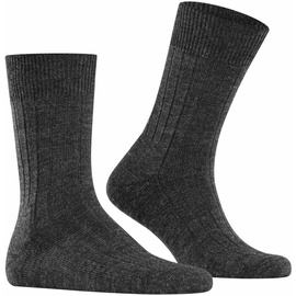 Falke Herren Socken Multipack - Teppich im Schuh, Merinowolle, Unifarben anthrazit 45-46