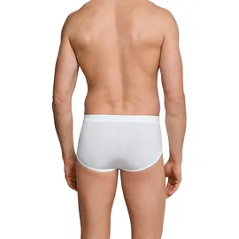 SCHIESSER Slip Authentic unifarben weiß S 2er Pack