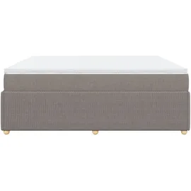 vidaXL Boxspringbett 180 x 200 cm Taupe