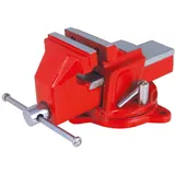 Connex Schraubstock Gusseisen 80 mm rot drehbar