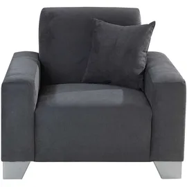 A.Z. Iwaniccy Iwaniccy Sessel Grau - Mikrofaserbezug - Holzfüße