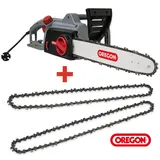 Oregon Elektro Kettensäge CS1200 inkl. 3 Ketten1800 Watt Motorsäge 35 cm Schwert