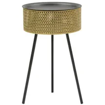 Mauro Ferretti Tisch d'appoint Glovy Ø 40x65 cm oder noir - Gold