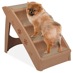 relaxdays Hundetreppe beige 39,0 x 61,0 x 49,0 cm