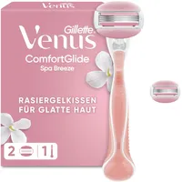 Gillette ComfortGlide Spa Breeze Rasierer + 2 Ersatzaufsätze