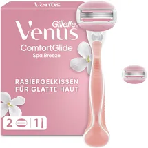 Gillette ComfortGlide Spa Breeze Rasierer + 2 Ersatzaufsätze