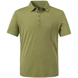 Schöffel CIRC Polo Shirt Tauron M, kreislauffähiges Wandershirt, schnell trocknendes, leichtes Poloshirt mit fast 100 % Recyclingfähigkeit, solid olive, 60