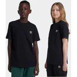 adidas Originals T-Shirt TEE für Kinder und Teens, mit gerippten Details, mit Rundhalsausschnitt schwarz 164 EU