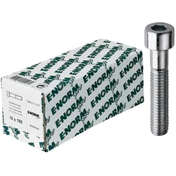 E-NORMpro Zylinderschrauben m. Innensechskant DIN 912 8.8 galZn M5x50 HP (Inh.200 Stück)