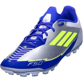 adidas F50 League Messi AG Herren Silver Met/Solar Yellow/Lucid Blue 43 1/3