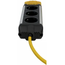 Stanley Steckdosenleiste 3-fach 3 m Schwarz