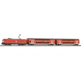 PIKO SmartControl WLAN Set Doppelstockwagen BR 146 mit 2 Dosto A-Gleis H0