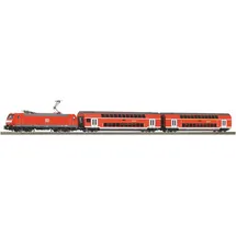 PIKO SmartControl WLAN Set Doppelstockwagen BR 146 mit 2 Dosto A-Gleis H0