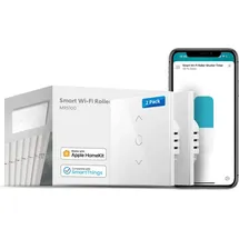 Meross WLAN Rolladenschalter funktioniert mit Homekit, Alexa Rolladen, Smart Jalousien Schalter benötigt Nullleiter, Zeitschaltuhr und Sprachsteue...