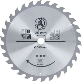 BGS Hartmetall-Kreissägeblatt Ø 315 x 30 x 3,0 mm 30 Zähne