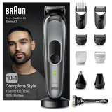 Braun MGK7420 10 en 1 Style Kit Series 7 Recortadora Multifunción para Cabello/Barba y Cuerpo
