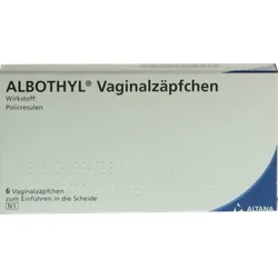 Albothyl Vaginalzäpfchen 90 mg 6 St