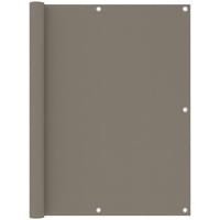 vidaXL Balkon-Sichtschutz Taupe 120x300 cm Oxford-Gewebe