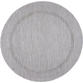 Ayyildiz In- & Outdoor-Teppich Relax 4311 Silber 120 cm x 120 cm