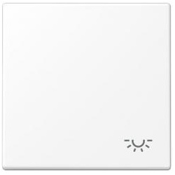 Jung Wippe mit Symbol " Licht"  (schneeweiß matt)
