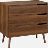 sweeek Kommode mit Holzdekor, 3 Schubladen - sweeek