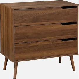 sweeek Kommode mit Holzdekor, 3 Schubladen - sweeek