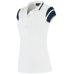 Par 69 Golf Breeze Damen Polo weiss/navy
