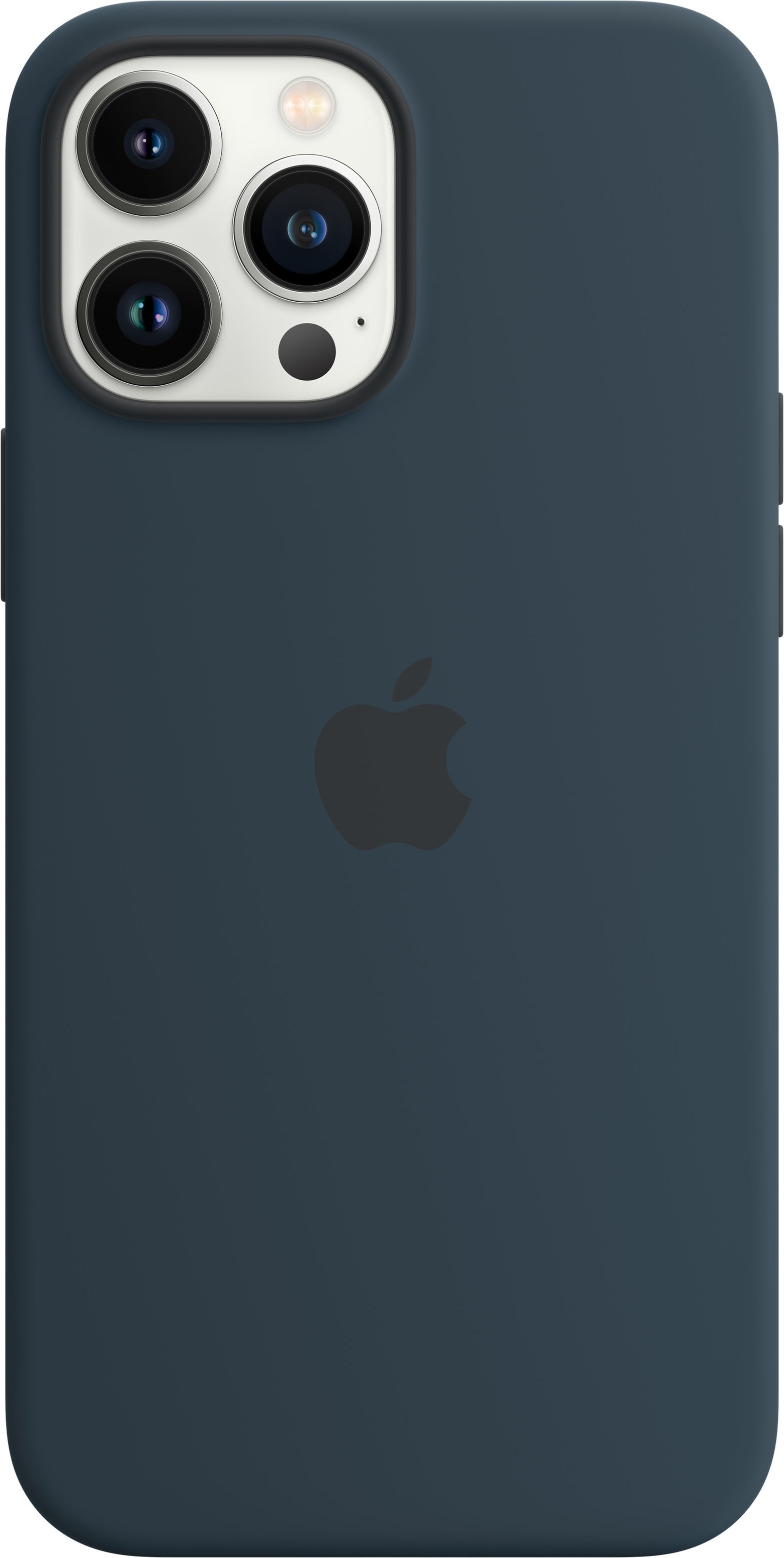 Apple Silikon Case mit MagSafe (iPhone 13 Pro Max), Smartphone Hülle, Blau