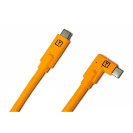 Tether Tools TetherPro USB-Datenkabel für USB-C an USB-C Right Angle - orange