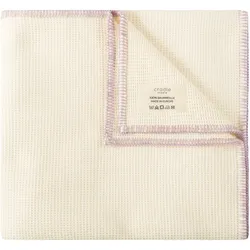 Cradle Studio Wohn- & Kuscheldecke Sunday Brunch Piqué Hellgelb/Flieder Gold 