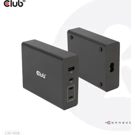 Club 3D Reise Ladegerät PPS 132W GAN, USB Typ-C/Typ-A Power Delivery (PD) 3.0