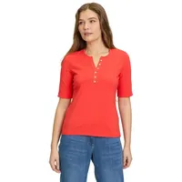 Betty Barclay Basic Shirt mit Knöpfen Poppy Red,46