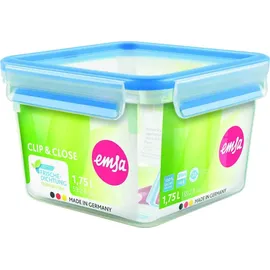 Emsa CLIP & CLOSE 11,1 cm hoch transparent 1,75 l