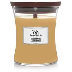 Woodwick Gilded Sands Duftkerze mit hölzernem Docht 275g