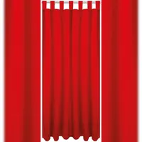 BestLivings Dekoschal Ellen Schlaufen 140x245 cm - Rot