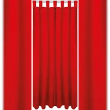 BestLivings Dekoschal Ellen Schlaufen 140x245 cm - Rot
