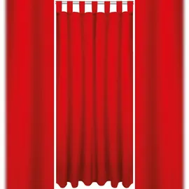 BestLivings Dekoschal Ellen Schlaufen 140x245 cm - Rot