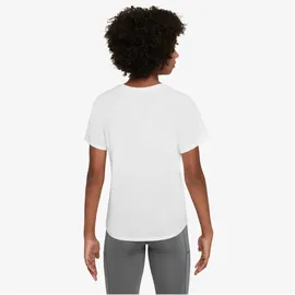 Nike One Dri-FIT kurzarm Trainingsshirt Mädchen 100 white/black XL 156-166 cm