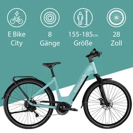 Tretwerk Amber 2023 28 Zoll RH 48 cm Damen hellgrün