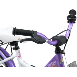 Bikestar Classic 14" lila/weiß Rücktrittbremse