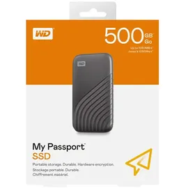 Western Digital My Passport 500 GB USB 3.2 grau WDBAGF5000AGY-WESN