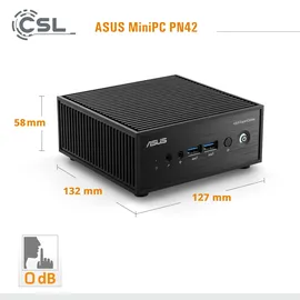 Asus Mini-PC PN42 Intel N200 2023 4K Ultra HD 3,7 GHz 8 GB RAM 1000 GB SSD Intel UHD Graphics Windows 11