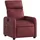 vidaXL Massagesessel Kunstleder 50 x 76,5 x 50 cm Weinrot mit Fernbedienung