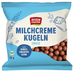 Rosengarten Milchcreme Kugeln Snack bio